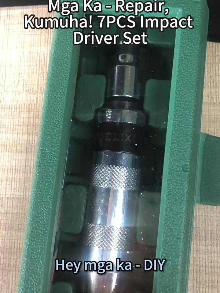 Tap Tap Lang! 7PCS Impact Driver Set para sa Malingwit na Screw 🚀#impactdriver#heavydutytools#impacttools#viraltools#toolstoday#diytools #fyp #thankstiktok