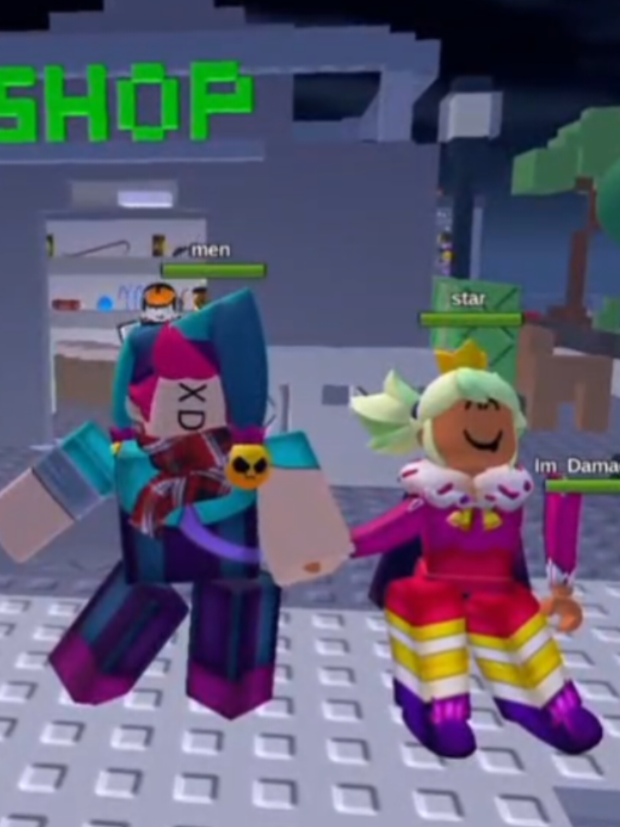 Manchester 4ever// AAAA˶ˆᗜˆ˵ ILYSM @rev ^3^  we decided to do this trend together:D chester is rev and I'm mandy :p I LOVE HOW THIS TURNED OUT😭 WHY DOES TT MAKE THE QUALITY SO BAD- #manchester #chester #mandy #star #rev #roblox #trend #inlove #togheter #emote #tt #brawl #stars #brawlstarstiktok #happy 