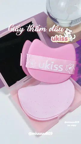 Giấy thấm dầu thui có cần xinh thế ko dạaa #giaythamdau #giaythamdauukiss #ukiss #unbox #review #xuhuong #miuuuu 