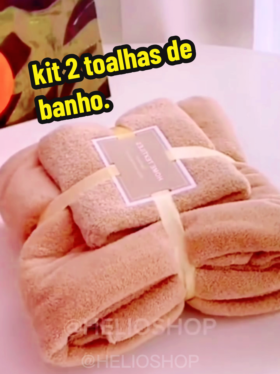 kit dois 2 toalha de banho.#toalha #promoções #tiktokshop 