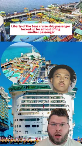 Royal Caribbean passenger arrested for beating another passenger. #royalcaribbean #royalcaribbeancruise #libertyoftheseas #cruiseship #cruisenews