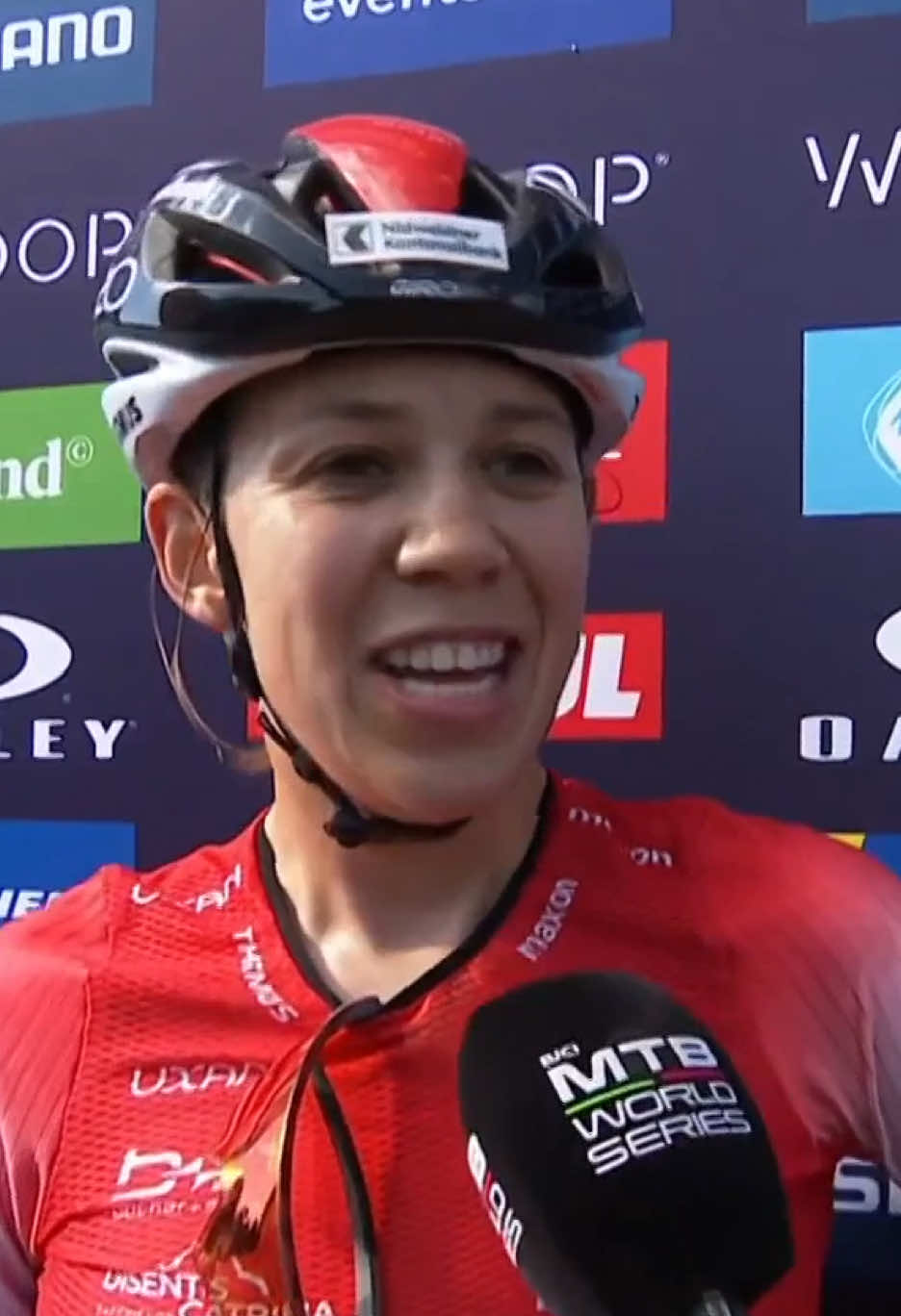 Bouncing back! 💪 Alessandra Keller can't hide her delight after her Short Track win in Pal Arinsal — what a race! 👏