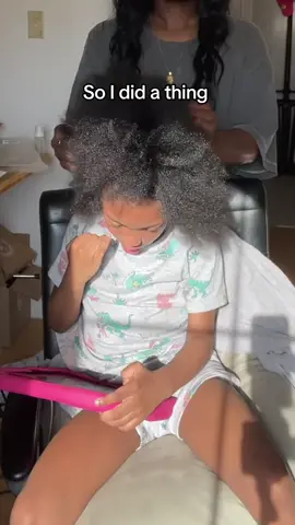 Love her hair like this.  Cute #protectivestyles #braidedbeauty #littlegirlhairstyles 