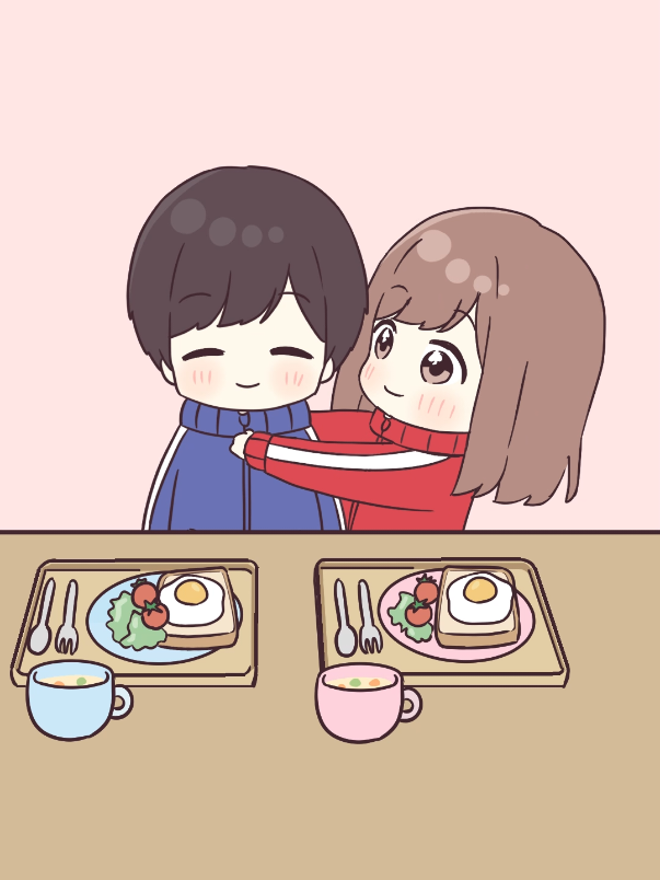 みんなは夏休みどこいくー？ #ジャージカップル  #ジャージちゃん  #ジャージくん  #anime  #animation 