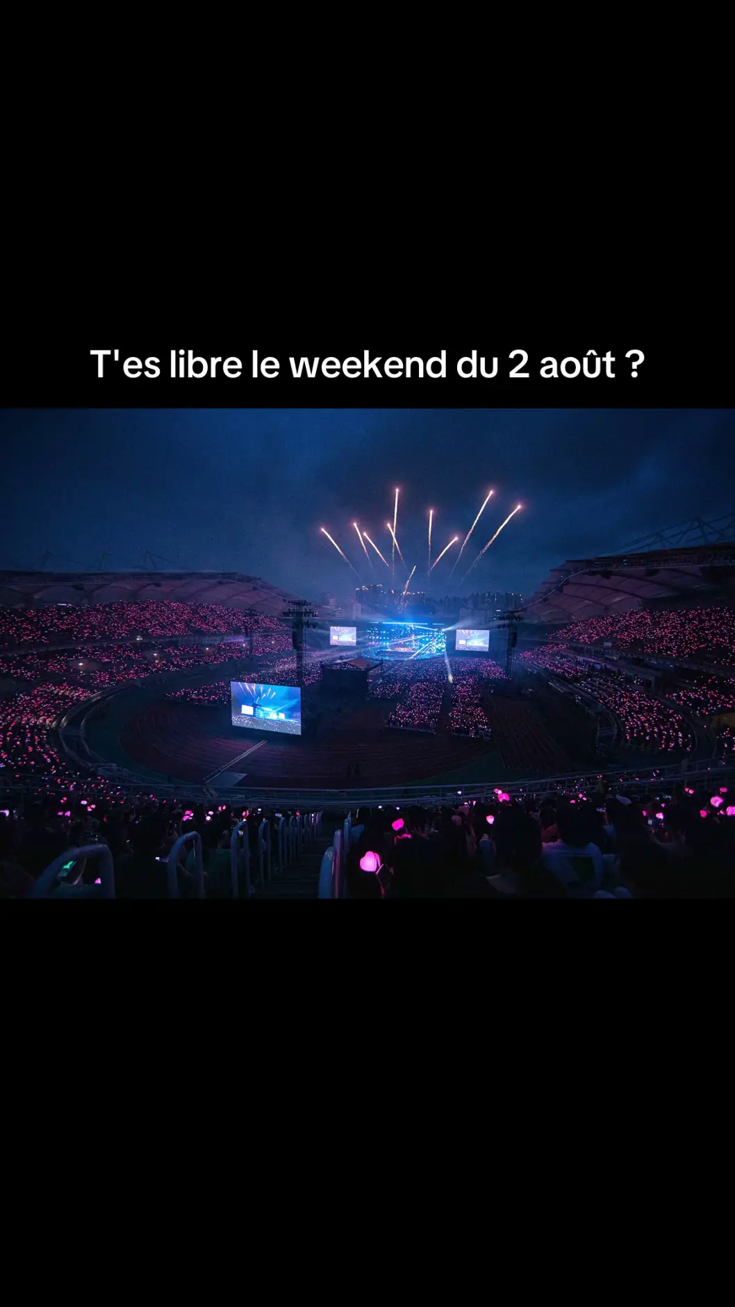 Jisoo, Jennie, Rosé et Lisa vous attendent les 2 et 3 août pour 2 soirées mémorables et une ambiance de folie 🖤🩷 @blackpinkofficial @Stade de France #blackpink #blackpinkworldtour2025 #kpop #concert #stadedefrance 📸 YG Entertainment