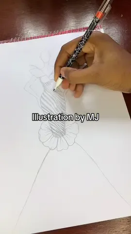 #dress #tutorial #fashionillustration #fashion  #fashiondesigner #tiktoklive #livehighlights 