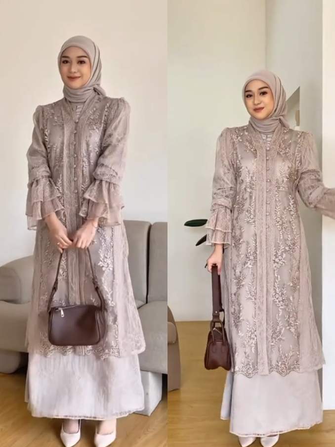 #coklatmahogani #gamislebaran #gamiskondangan #dresskondangan #gamisouter #gamisbrukat #gamisouter #shafanadress #stuffcisy 