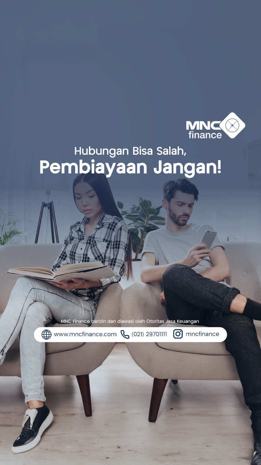 Jangan cuma hati yang dipilih dengan bijak, pembiayaan juga dong! 😉 Katanya sih jalanin dulu aja, tapi ini pembiayaan loh, bukan hubungan 💸  Rumah aja punya status (📄), masa kamu belum?  Yang di-treatment baik bukan cuma pasangan, customer MNC Finance juga! 🤝 💼 Mau mulai usaha biar hidup no drama?  Langsung ke MNC Finance – siap bantu wujudin impian kamu! 💫 #MNCFinancialServices #MNCFinance #ModalUsaha #PembiayaanBijak #NoDrama #WujudkanImpian #siapjalan #peluangusaha #CicilanMudah #RumahImpian  #TipsAturKeuangan