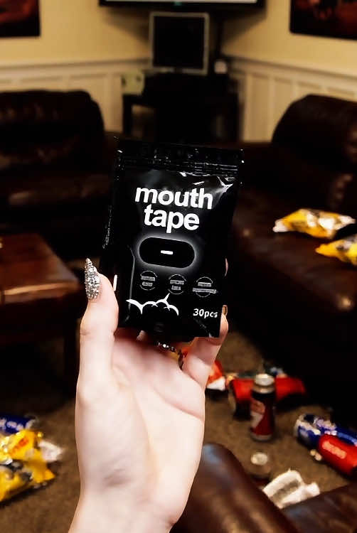 Anti-snoring Sleep Mouth Tape, Breathable Mouth Patches for Night Sleep, Ldeal Birthday Gift,Comfortable Body Care Product,SleepTape For Mouth,Travel Size Products, HealthcareSleep Aid.#fyp#tiktok#TikTokShop#foryou