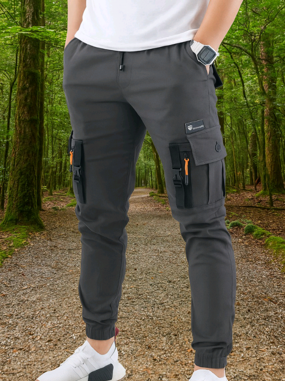 Celana Cargo Jogger Pants Panjang Pria Ziper Folksystem #celanapria #celanagunung #celanacagro #cargo #cargopants 