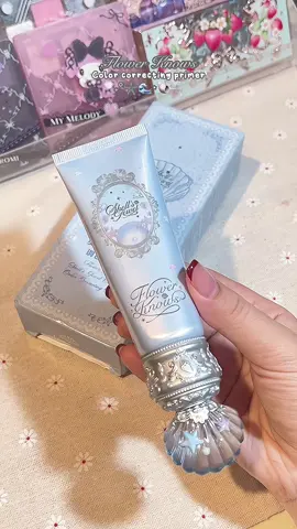 purple primer 💕 #beauty #makeup #primer #flowerknows #purpleprimer #cbeauty #cutemakeup #sea 