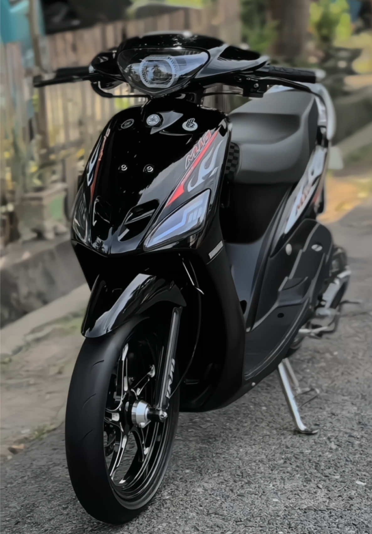 Mio Hitam memang menggoda 🖤⚡️💣💫 #mio #miosporty #miohitam 