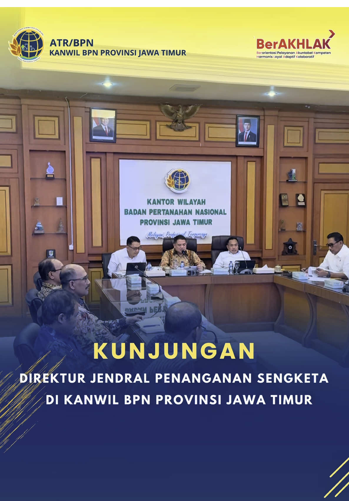Kunjungan Direktur Jendral Penanganan Sengketa dan Perkara di Kanwil BPN Provinsi Jawa Timur @Kementerian ATRBPN  #bpnjatim #fyp #foryoupage   #jatimjenggiratsowansoyo #IndonesiaLengkap #ATRBPNKiniLebihBaik #ATRBPNMajudanModern #MelayaniProfesionalTerpercaya