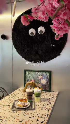 spirited away cafe in bkk 🫶🏻  📍coffee station, udom suk 25  #studioghibli #spiriredaway #ghibli #cafe #tiktokพากิน