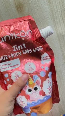 Rekomendasi sabun dan shampo yang non sls untuk si kecil ukuran 400ml🥰 #fyp #yunikon 