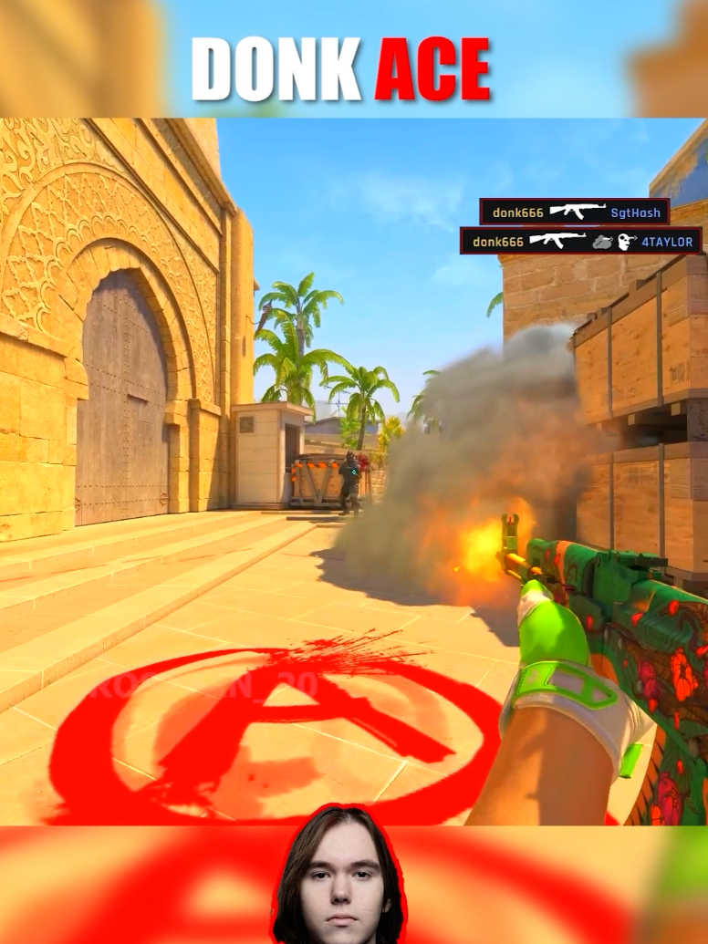 donk ACE CS2 #cs2 #csgo #faceit 