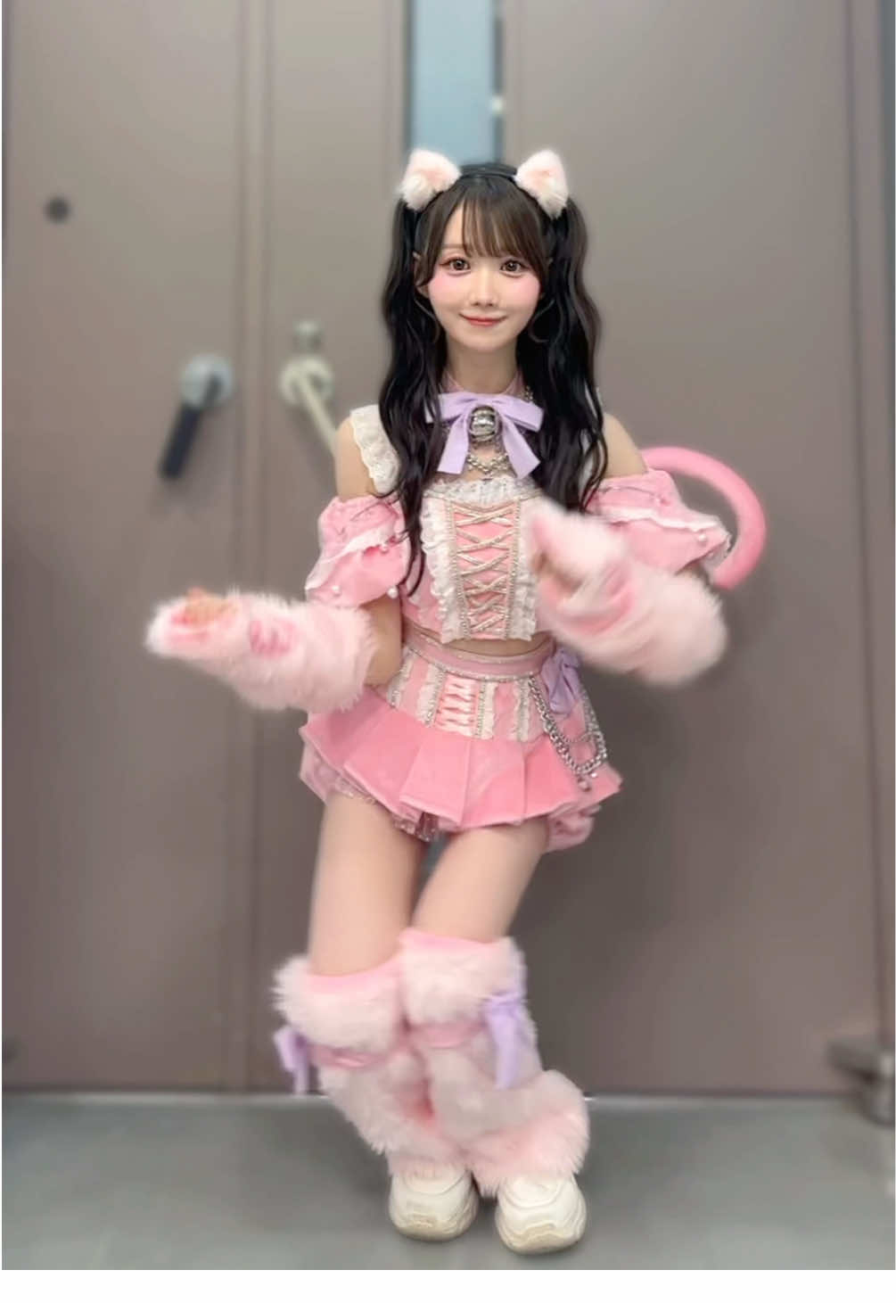 猫ひとりで体幹チャレンジ🔥 イコラブ公式に載ってるいおみりver.も観てね〜🐱💜 #超特急逃走中 #イコラブ 