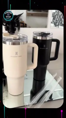 Copo Térmico Inox Portátil 1200ml #copotermico #inox #tiktokshop @Cortes THLR 