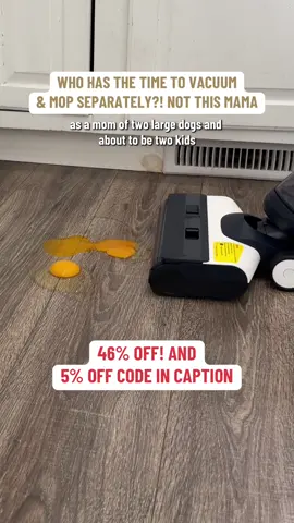 Use code: TINEOBAXAGST for an extra 5% OFF!!!  I will never ever vacuum & mop separately again when you can do it ALL AT ONE TIME with this vacuum mop combo, cutting cleaning time in HALF. Literally will be saving moms everywhere... ESPECIALLY WITH THE SALE PRICE!!! #dealsforyoudays #mopping #CleanTok #cleaninghacks #mommusthaves #cleaningtiktok #vacuumcleaner #vacuumreview #mopreview
