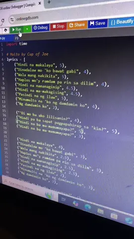 Aray ko #python #coding #pythoncoding #fyp #fyppppppppppppppppppppppp 