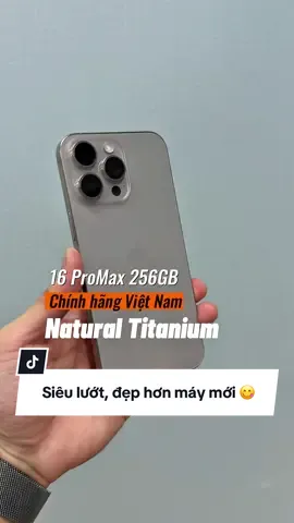iPhone 16 ProMax 256GB VN/A Titan tự nhiên #xuhuong #iphone16promax 