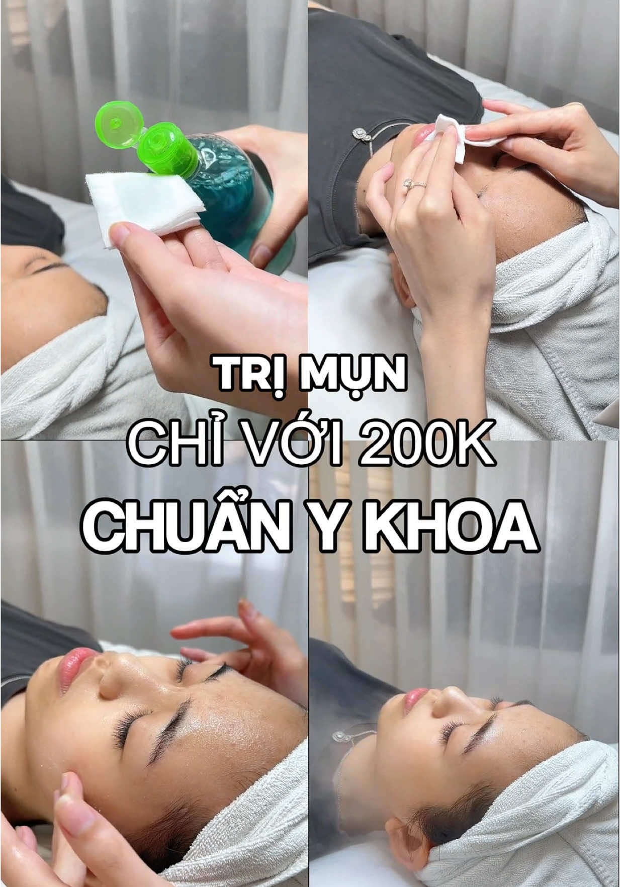 Quy trình nặn mụn 200k bên chúng mình như thế nào ? #nanmun #hnbeauty #xuhuongtiktok 