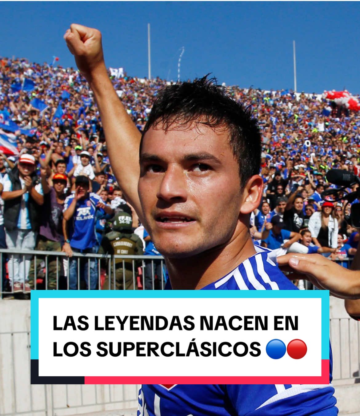 En los Superclásicos, nacen las leyendas ⚽️💙 #udechile #vamoslau #universidaddechile #losdeabajo #romanticoviajero #Superclasico 