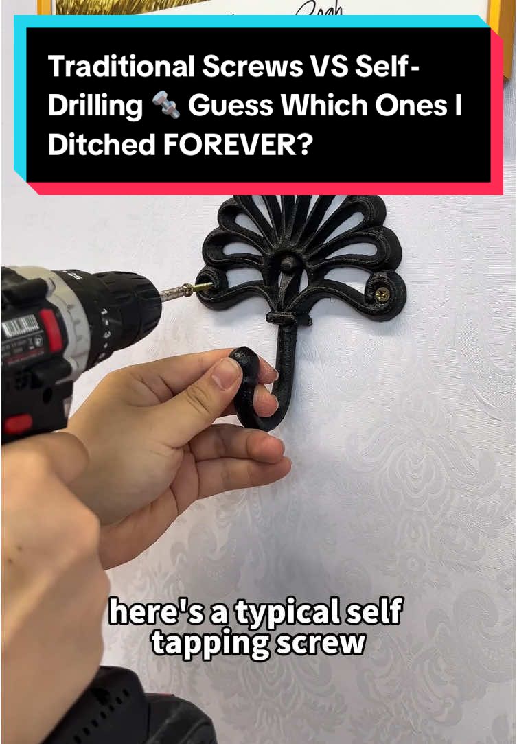 Tired of Struggling with Drilling? These 40PCS Self-Drilling Screws Are a GAME-CHANGER! 🚀 #fyp #ToolTok #HomeHacks #DIYHack #drill #DIY #ToolReview #diytools #homegoods 