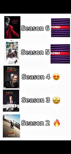 Ranking better call Saul seasons #edit #ranking #bettercallsaul 
