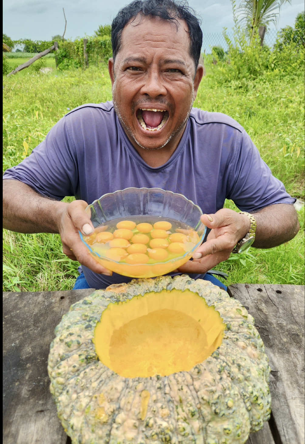 How to cook eggs jelly pumpkin recipe #eggs #foodtiktok #pumpkin 