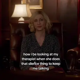 either she wants me to talk more or she wants me to sit with what I've said idk man #fyp #foryou #normabates #batesmotel #verafarmiga #girlblogger #therapist 