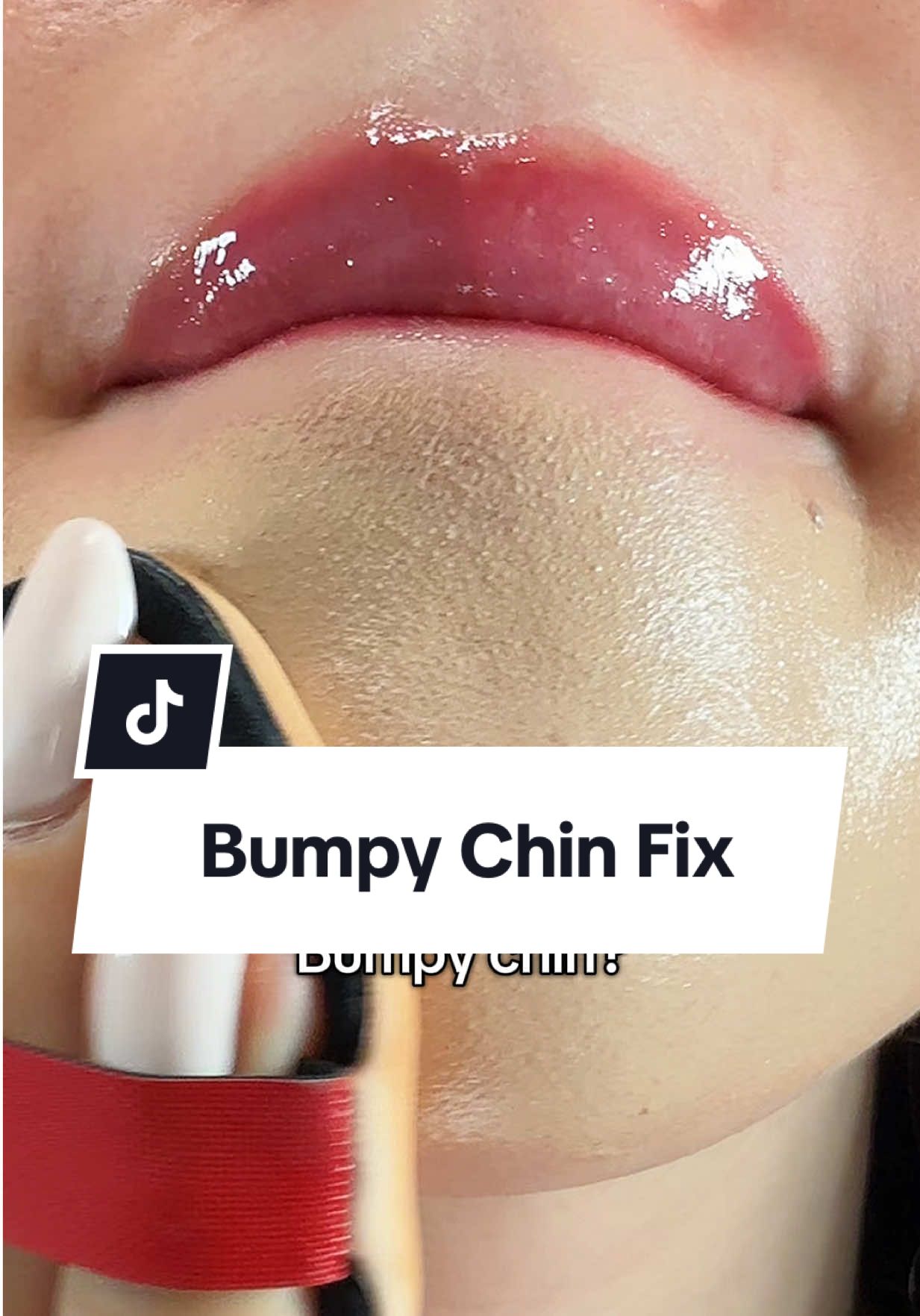 Quick Bumpy chin and cakey makeup fix  @mixsoon #mixsoon #beanessence #fermentedsoybean #koreanskincare#vegan#snailmucin#glassskin #skincareroutine #amazon 