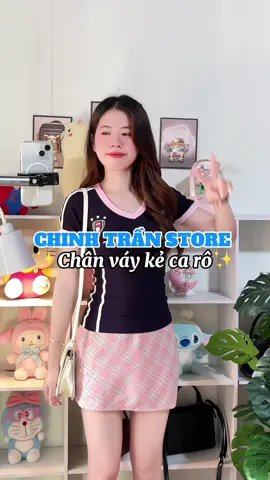 Chân váy xinh#chanvay #chanvaychua #chanvaykecaro 
