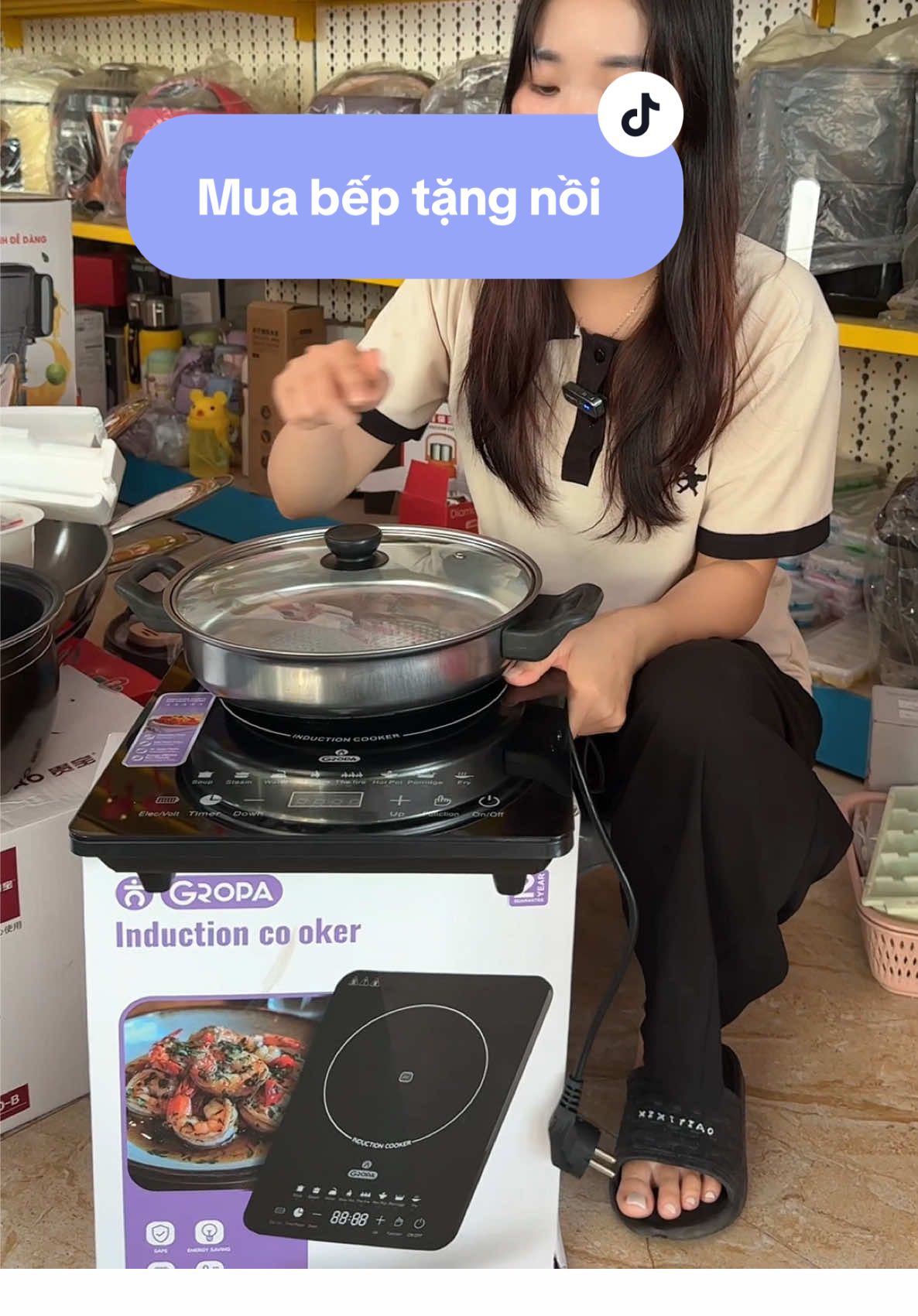 Mua bếp hôm nay em tặng nồi nha #beptu #diepcoine 