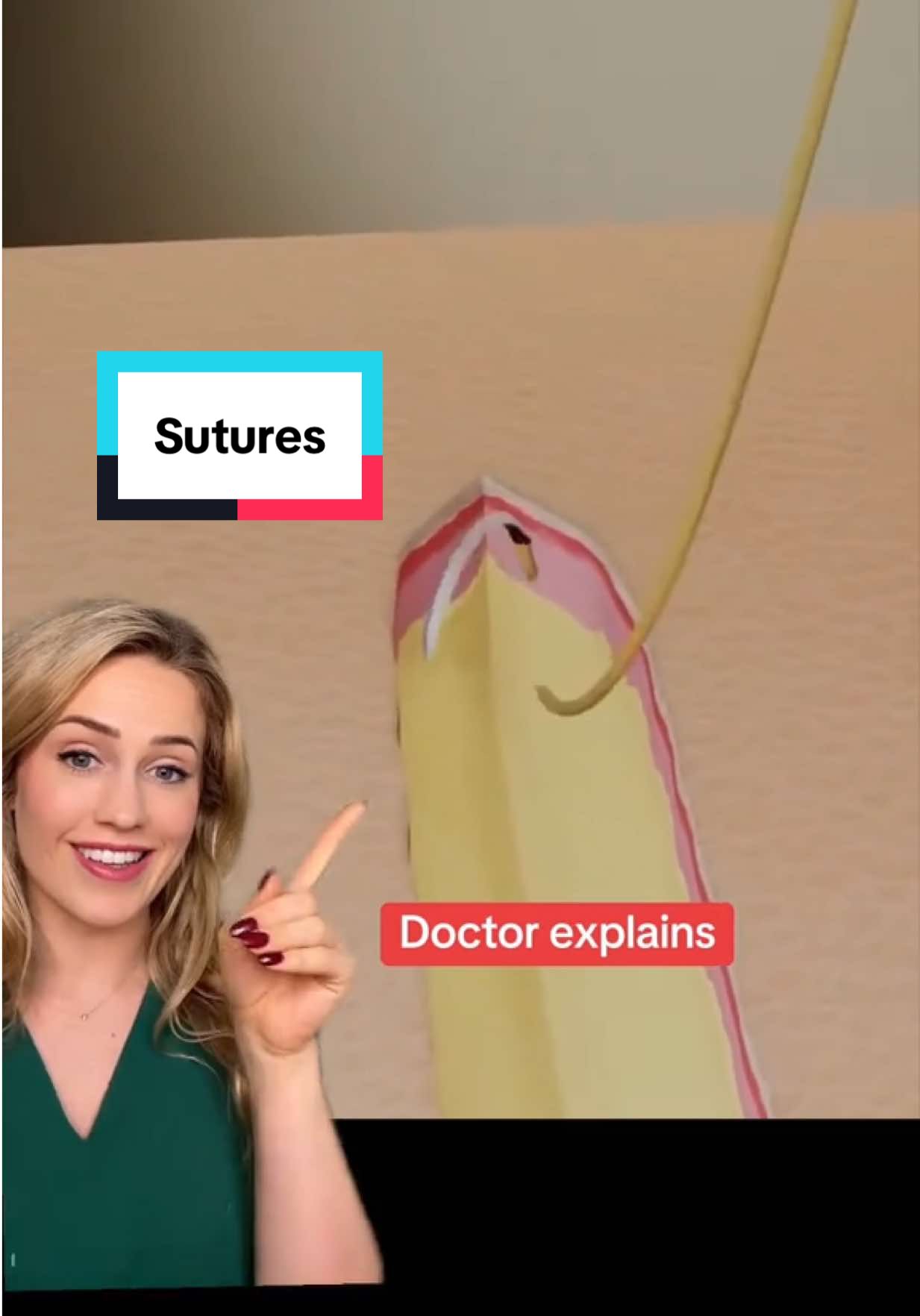 Let me know what kinds of videos you'd like to see next!  #suturing #suture #doctor #doctorreacts #doctorsoftiktok  #medical #surgery