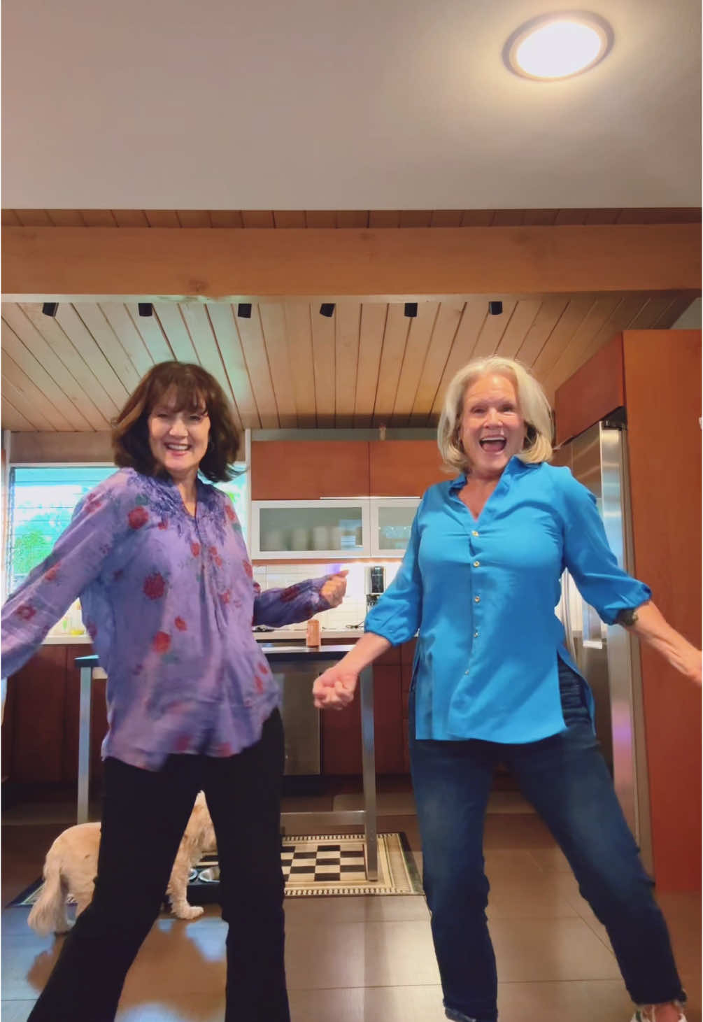 Dancin into the weekend 😃  #weekendvibe #dababyboomers #67andfabulous #inspiringageneration #positivevibes #fypシ #bffs 