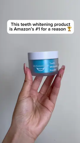 You don’t get to be Amazon’s #1 without receipts 📦💅 And this powder? Delivers. Every. Time. #amazonprimeday #amazonmusthaves #teethwhitening #peroxidefree #gentlewhitening #oralcare #sensitivecare #SelfCare 