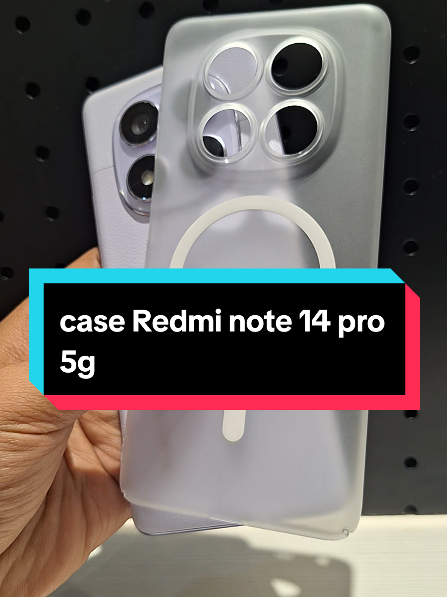 case clear magsafe simple dan nyaman digenggam #redminote14pro5g  #case  #magsafe  #clearcase 