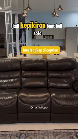 Dulu pilihannya antara sofa L, sofa bed atau sofa recliner. Setelah survey, tanya-tanya ahlinya, mempertimbangkan kondisi rumah, space, dll, akhirnya kami putuskan pakai sofa recliner. Selain itu karena kami suka banget nonton, kami putuskan pilih sofa yang paling nyaman buat aktivitas favorit kami ini. Sofanya bisa dipakai selonjoran, bahkan rebahan yang bikin nyaman banget buat istirahat. Setelah 3 tahun, sofa recliner yang kami beli di @Atria Furniture Official masih awet, kulitnya makin kinclong, empuk banget, gak panas, pokoknya masih awet tanpa keluhan. Mana harganya tergolong murah untuk sofa recliner 3 seaters. Gak nyesel banget! Selain sofa recliner, banyak banget pilihan sofa dan furniture berkualitas lainnya di Atria. Yuk bestie yang nyari furniture main ke Atria di kotamu  #atria100kchallenge #atriabikinnyaman