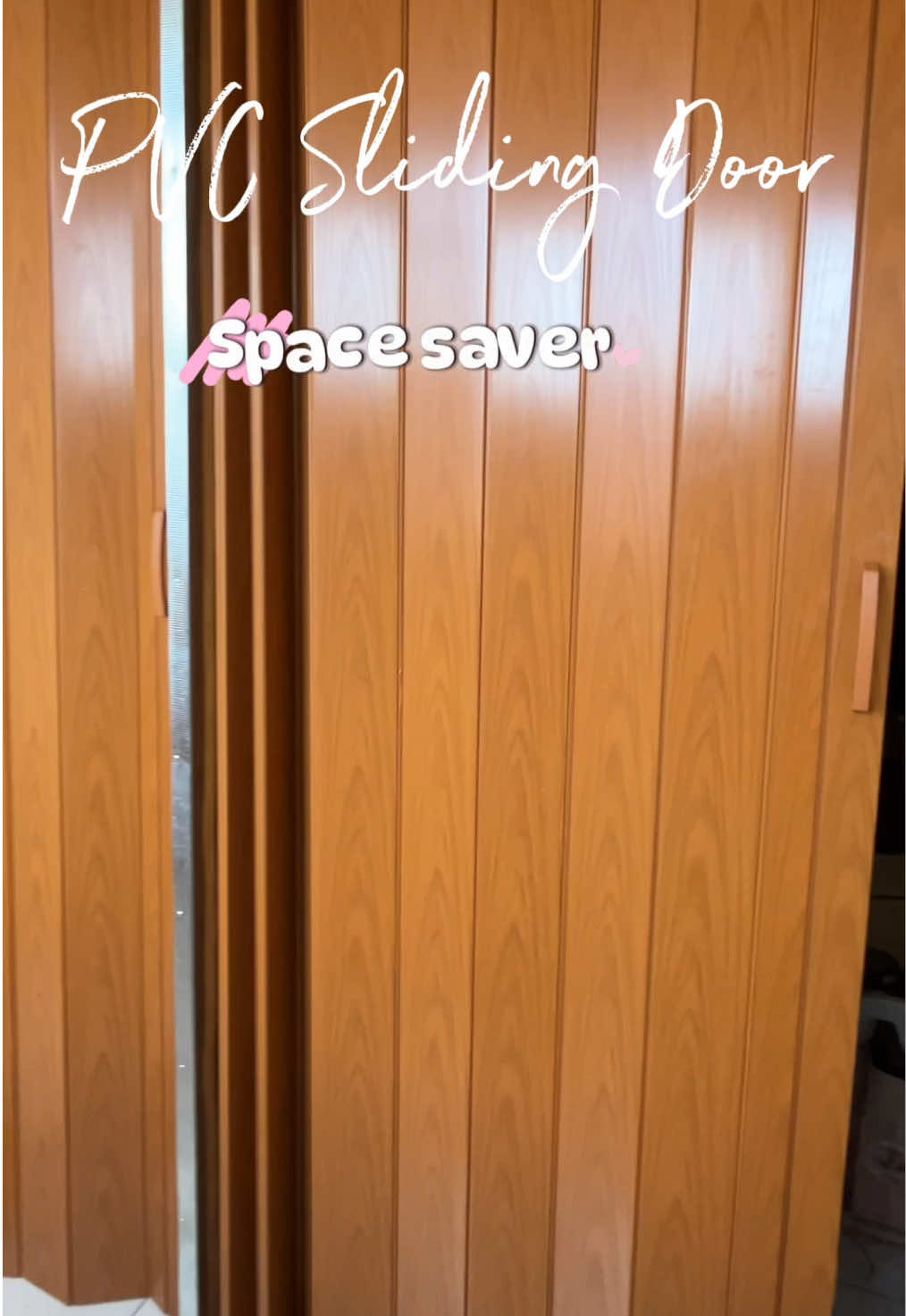 PVC Sliding door!! Space saver!! Lakas makayayamanin!  ☺️✨ #pvc #accordion #spacesaver #fyp #trend #pvcslidingdoor 