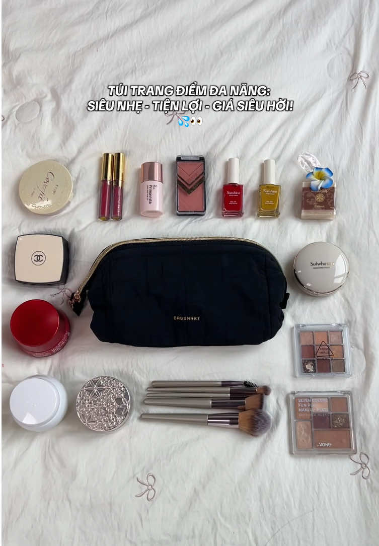 TÚI TRANG ĐIỂM ĐA NĂNG: SIÊU NHẸ - TIỆN LỢI - GIÁ SIÊU HỜI!💦👀🛒 ƯU ĐÃI CHỈ CÓ TẠI LIÊN KẾT GIỎ HÀNG TRONG VIDEO! 17 tháng 7 - 21 tháng 7 BAGSMART Khuyến mại giữa năm giảm giá lên đến 65% MIỄN PHÍ VẬN CHUYỂN!#packmoresavemore#packsmart#packandgochallenge#BAGSMARTbigsale#bagsmartvn #bagsmart #backtoschool #waterproof #makeupbag 
