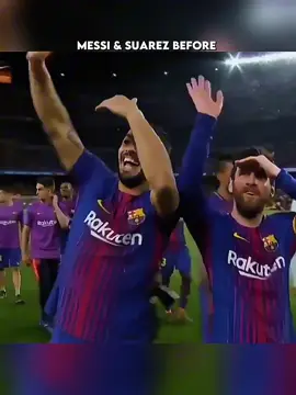 Messi & Suarez friendship🥰 #football #messi #suarez #Soccer 