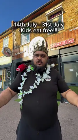 JUNGLE BRAI -WALTHAMSTOW KIDS EAT FOR FREE!  14THJULY-31JULY YAY SUMMER HOLIDAYS YAYYY ALL YOUR FAMILY AND FRIENDS COME DOWN YAYY! #explore #viral #fyp #junglebraai #walthamstow #halalfood #restaurant #free #FoodTok #offers #londonrestaurants 