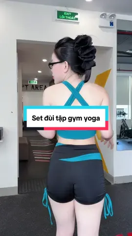 Set bộ đồ tập chéo dây gym yoga  #xuhuong #dotapgym #dotapyoga #aotapgymnu #setdotapgym #shopkimyen61.