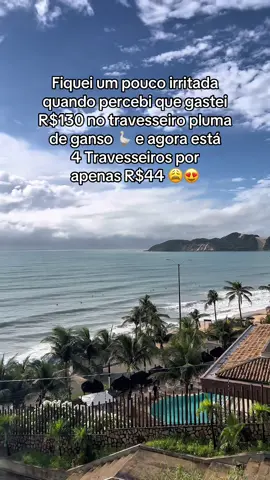 Kit 4 Travesseiros pluma de ganso 🪿 😍 #tiktokshop #viralvideos 