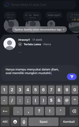 Mustahil !!!#catatanig #fyp #catatan #terlalulama #vierra #menyukaidalamdiam 