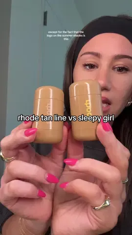 Replying to @C ⋆౨ৎ˚⟡˖ ࣪ tan line vs sleepy girl pocket blushes from @rhode skin #makeup #blush #rhode #Summer 