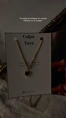 Ig: Kyash_Store💗 #culpatuya #culpamia #culpanuestra #collar #corazon #regalo #creatorsearchinsights #detalle #xyzcba #fypシ゚ #amor #joyeria #peru🇵🇪 