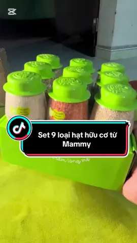 🌱 Set 9 hạt hữu cơ Mammy – giàu dinh dưỡng, dễ nấu, giúp bé ăn ngon, lớn khỏe từ 6 tháng tuổi! 🎁 Tặng kèm 9 hũ gạo sữa xinh xắn 👉 Mẹ thông thái chọn Mammy nhé! 💚 #mammy #an_dam_khoa_hoc #hatdinhduong #mevabe #unboxing #review 