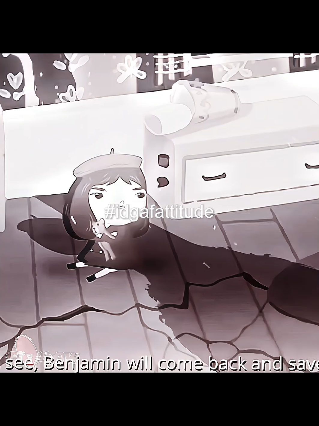 #frxnb0w  // she REALLY did not gaf😭😭 // [tags: #littlemisfortune #littlemisfortuneedit #morgolittlemisfortune #edit #fyp #horrorgame ]